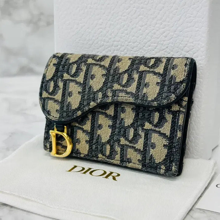 [BUNJANG] Dior Oblique Saddle Card Wallet / [풀구성] 디올 오블리크 새들 카드지갑