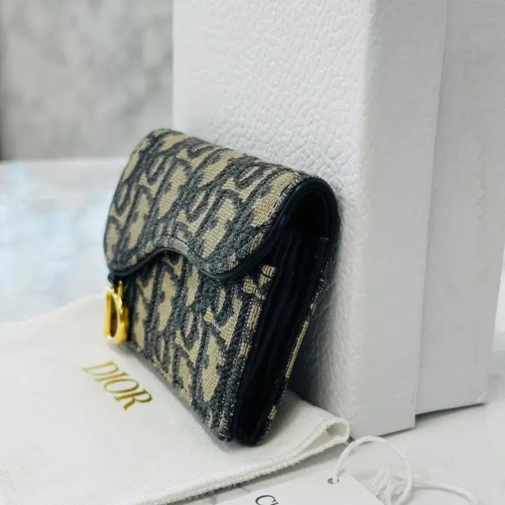 [BUNJANG] Dior Oblique Saddle Card Wallet / [풀구성] 디올 오블리크 새들 카드지갑