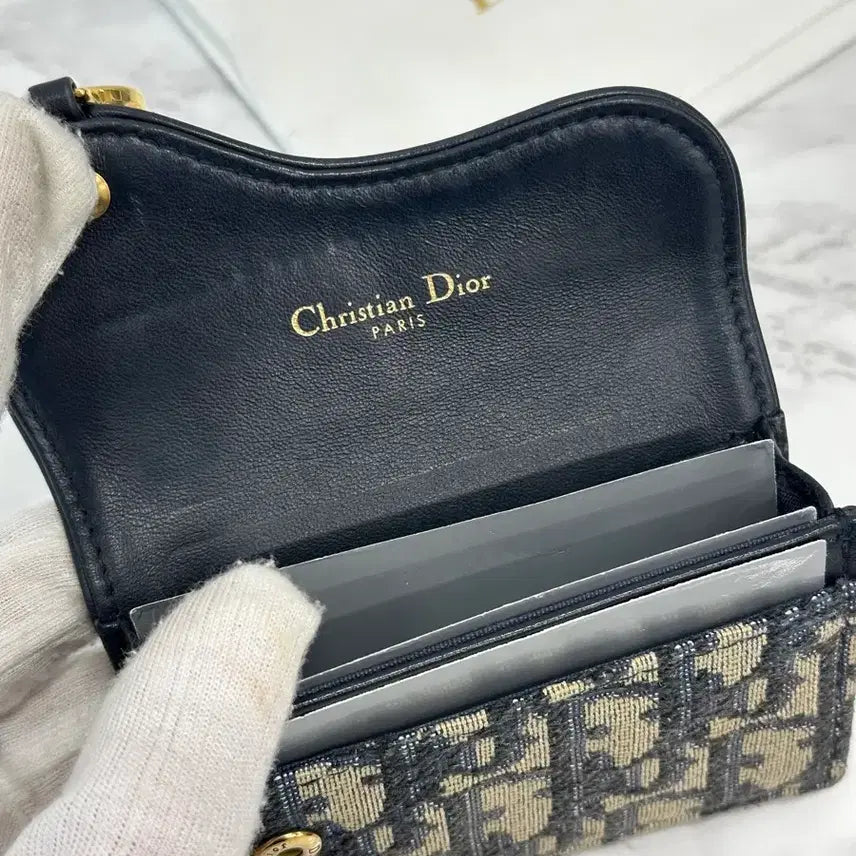 [BUNJANG] Dior Oblique Saddle Card Wallet / [풀구성] 디올 오블리크 새들 카드지갑