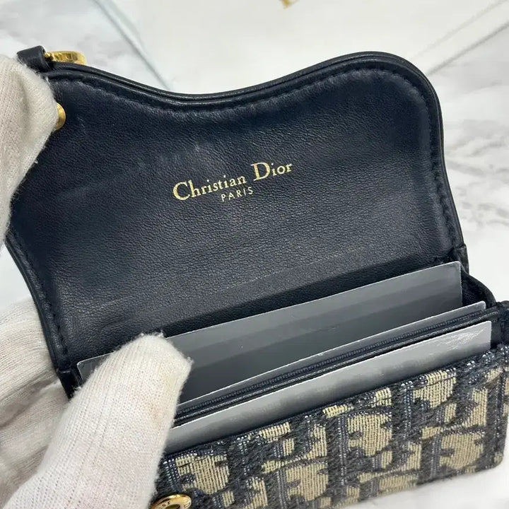 [BUNJANG] Dior Oblique Saddle Card Wallet / [풀구성] 디올 오블리크 새들 카드지갑