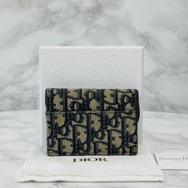[BUNJANG] Dior Oblique Saddle Card Wallet / [풀구성] 디올 오블리크 새들 카드지갑