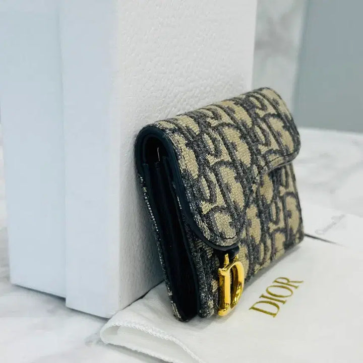 [BUNJANG] Dior Oblique Saddle Card Wallet / [풀구성] 디올 오블리크 새들 카드지갑