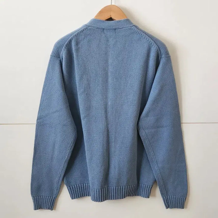 [SOLD OUT] 90s 빈티지 LLBean 엘엘빈 코튼 니트 가디건 블루 M
