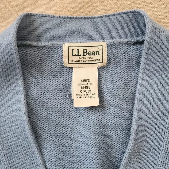 [SOLD OUT] 90s 빈티지 LLBean 엘엘빈 코튼 니트 가디건 블루 M