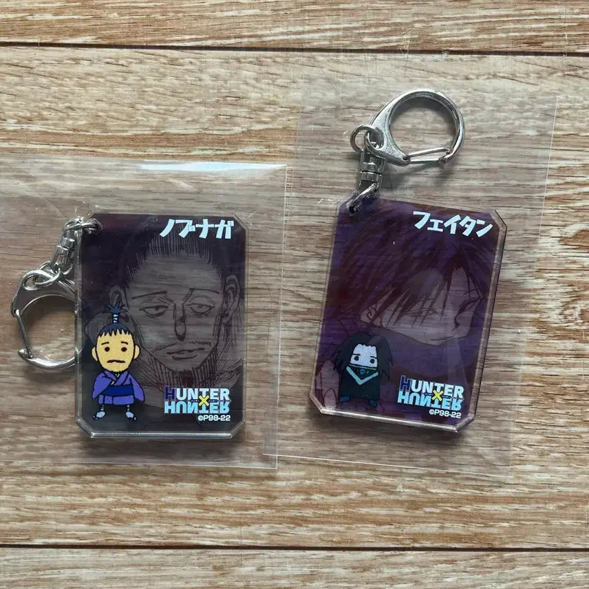 [BUNJANG] Hunter x Hunter Feitan/Nobunaga Acrylic Keyring Bundle Set / 일괄)헌터x헌터 페이탄/노부나가 아크릴 키링