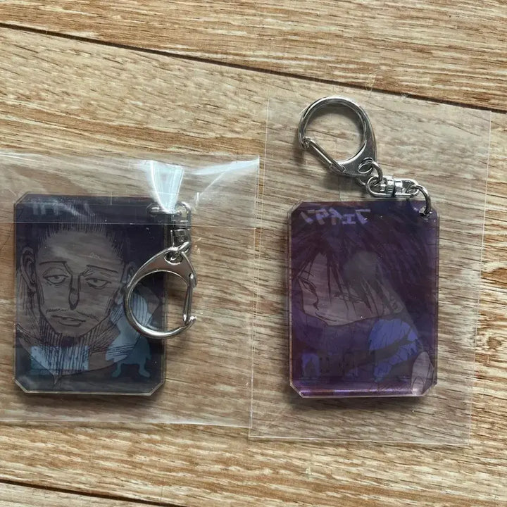 [BUNJANG] Hunter x Hunter Feitan/Nobunaga Acrylic Keyring Bundle Set / 일괄)헌터x헌터 페이탄/노부나가 아크릴 키링
