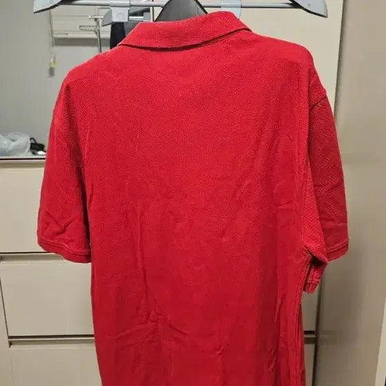 [BUNJANG] Burberry Red Polo Shirt / 정품 버버리 레드 반팔 폴로티 95