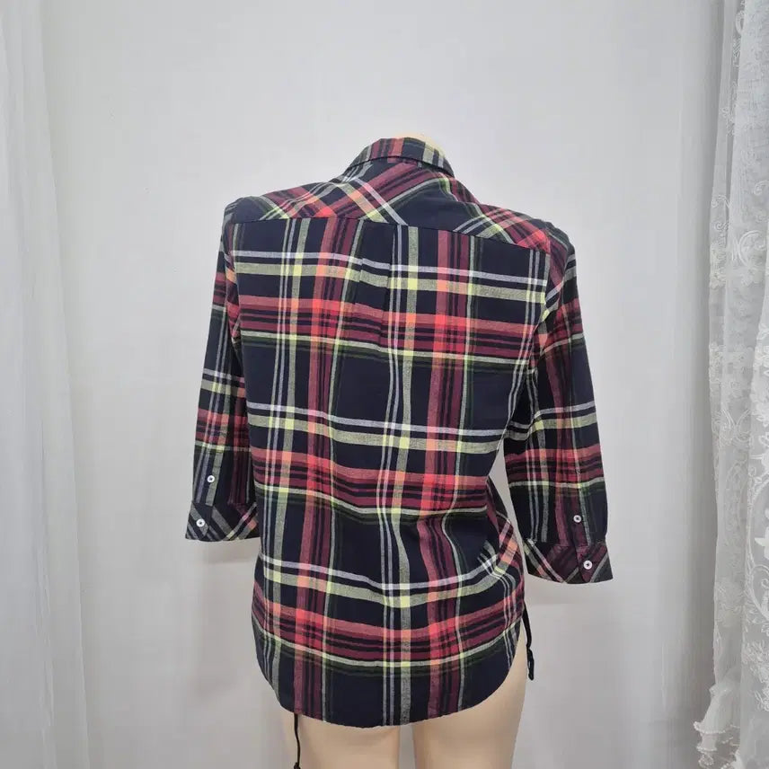 [BUNJANG] Hazzys Tartan Check 3/4 Sleeve Women&