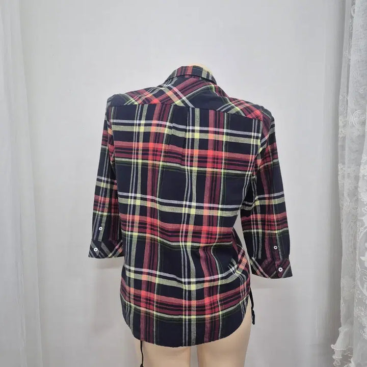 [BUNJANG] Hazzys Tartan Check 3/4 Sleeve Women&