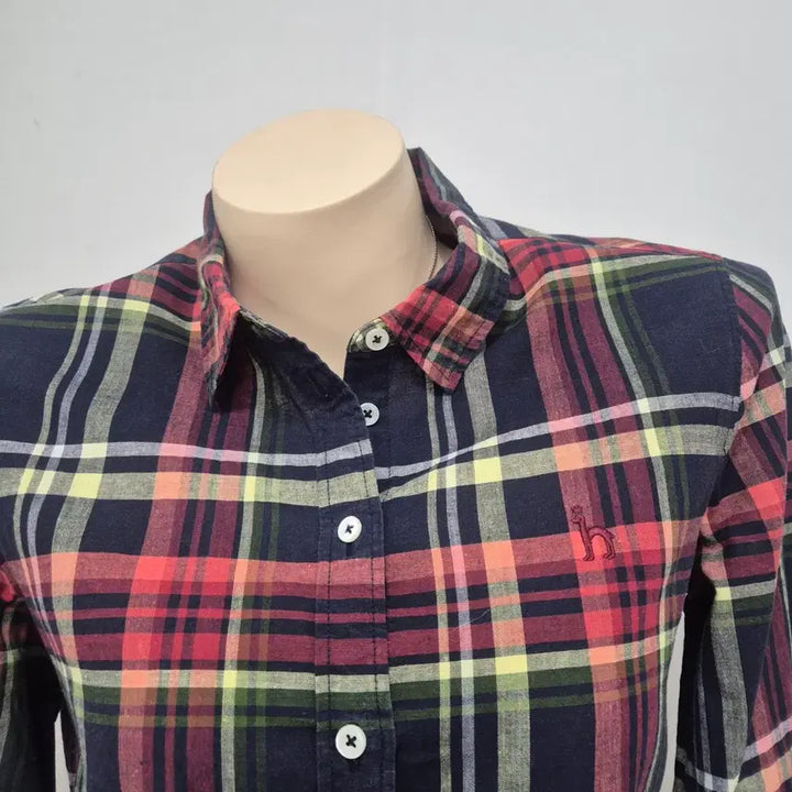 [BUNJANG] Hazzys Tartan Check 3/4 Sleeve Women&