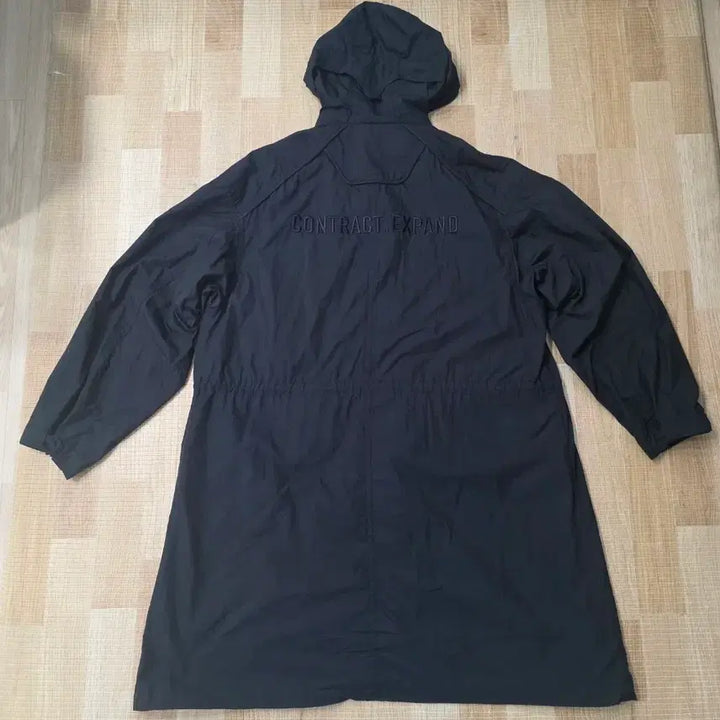[BUNJANG] Juun.J Black Lettering Parka Coat 48 Oversized / 준지 블랙 레터링 야상 코트 48 오버핏 (정가 109만원)