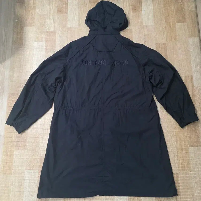 [BUNJANG] Juun.J Black Lettering Parka Coat 48 Oversized / 준지 블랙 레터링 야상 코트 48 오버핏 (정가 109만원)