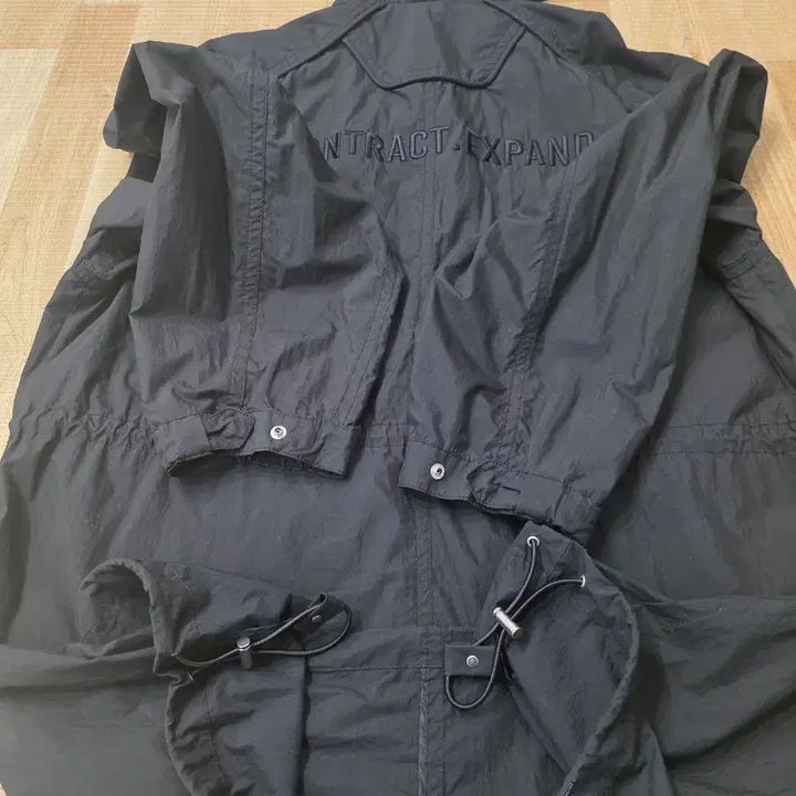 [BUNJANG] Juun.J Black Lettering Parka Coat 48 Oversized / 준지 블랙 레터링 야상 코트 48 오버핏 (정가 109만원)