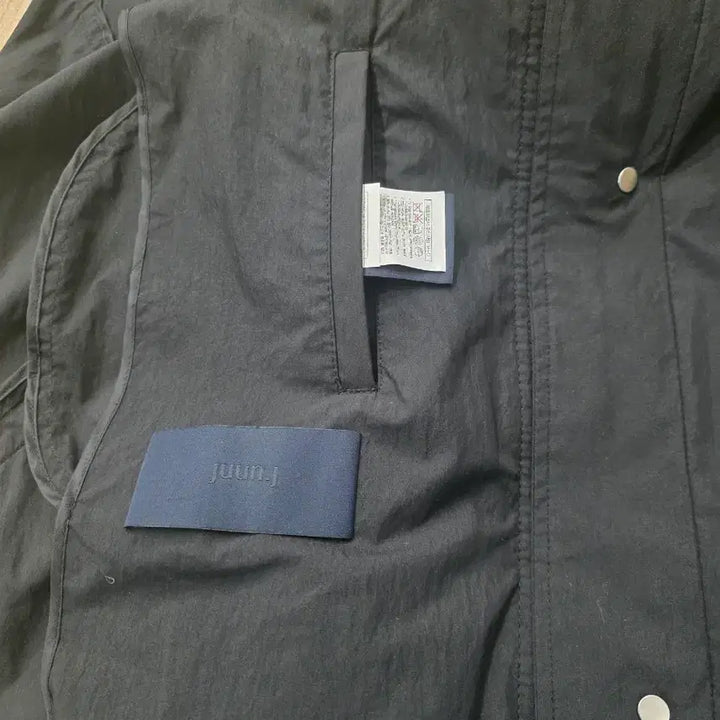 [BUNJANG] Juun.J Black Lettering Parka Coat 48 Oversized / 준지 블랙 레터링 야상 코트 48 오버핏 (정가 109만원)
