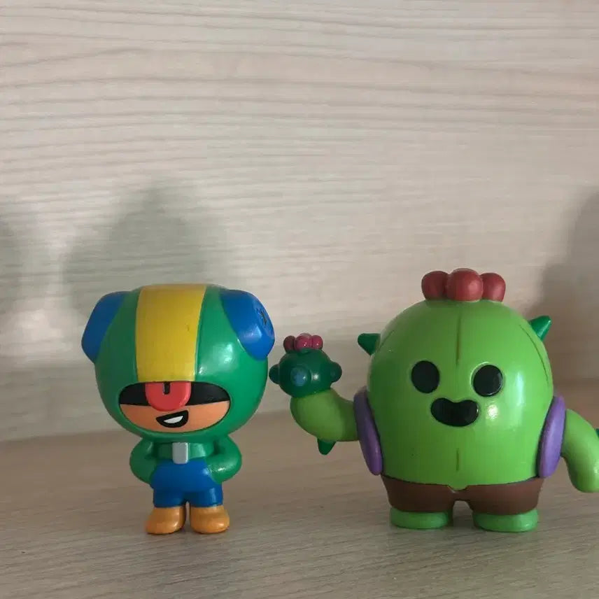 [BUNJANG] Brawl Stars Paris Baguette Collaboration Leon Spike Figure Bundle Set / 브롤스타즈 파리바게트 콜라보 레온 스파이크 피규어 일괄