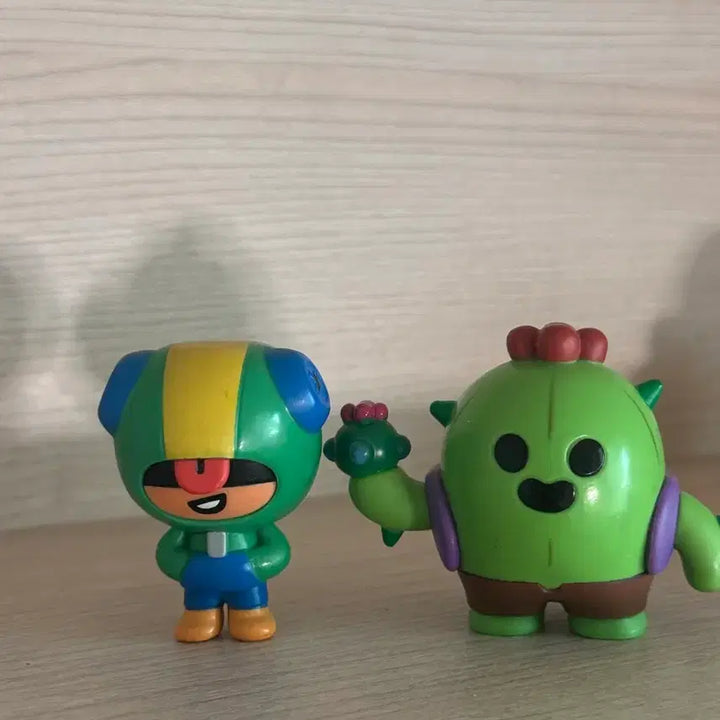 [BUNJANG] Brawl Stars Paris Baguette Collaboration Leon Spike Figure Bundle Set / 브롤스타즈 파리바게트 콜라보 레온 스파이크 피규어 일괄