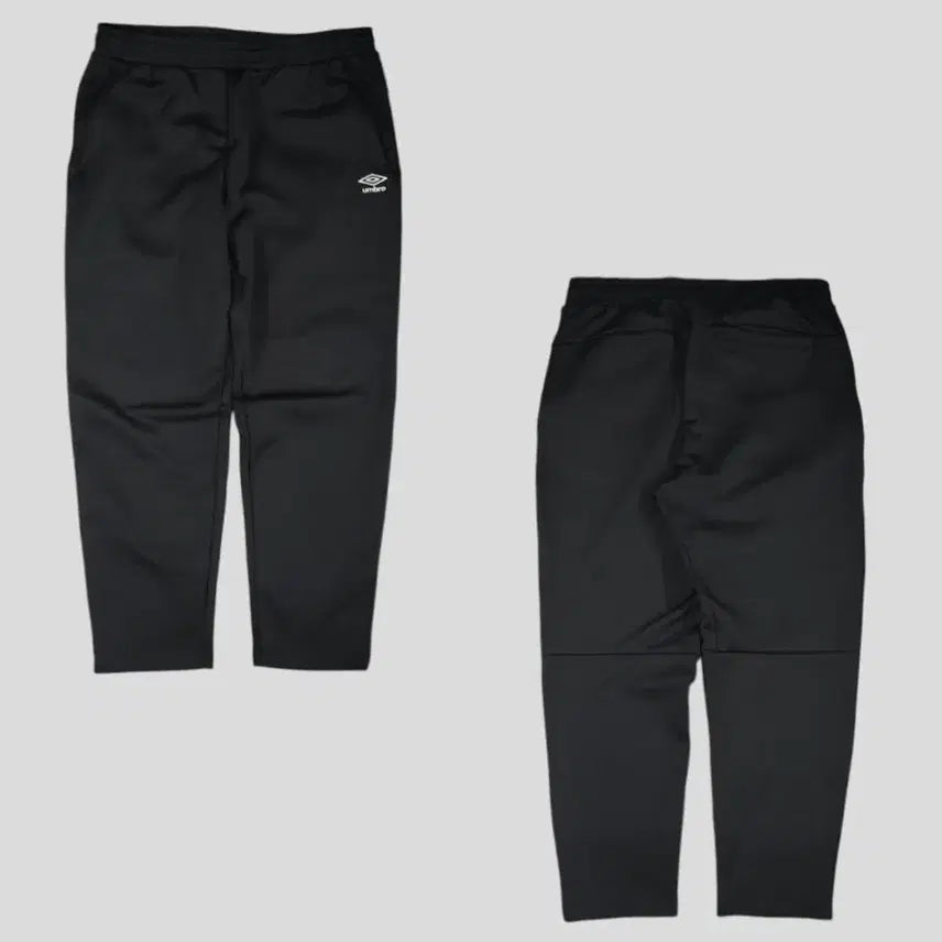 [BUNJANG] Umbro Black White Logo Fleece Jersey Pants Training / 엄브로 블랙 화이트 로고 밴딩 기모 져지팬츠 트레이닝복 34-38