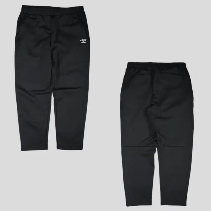 [BUNJANG] Umbro Black White Logo Fleece Jersey Pants Training / 엄브로 블랙 화이트 로고 밴딩 기모 져지팬츠 트레이닝복 34-38