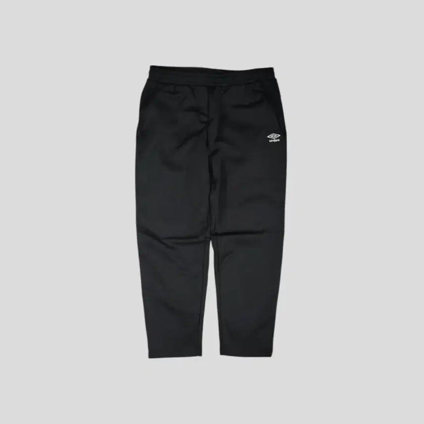 [BUNJANG] Umbro Black White Logo Fleece Jersey Pants Training / 엄브로 블랙 화이트 로고 밴딩 기모 져지팬츠 트레이닝복 34-38