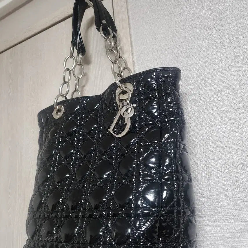 [BUNJANG] Dior Patent Cannage Lady Tote Bag / Dior(크리스찬디올) 페이던트 까나쥬 레이디토트백