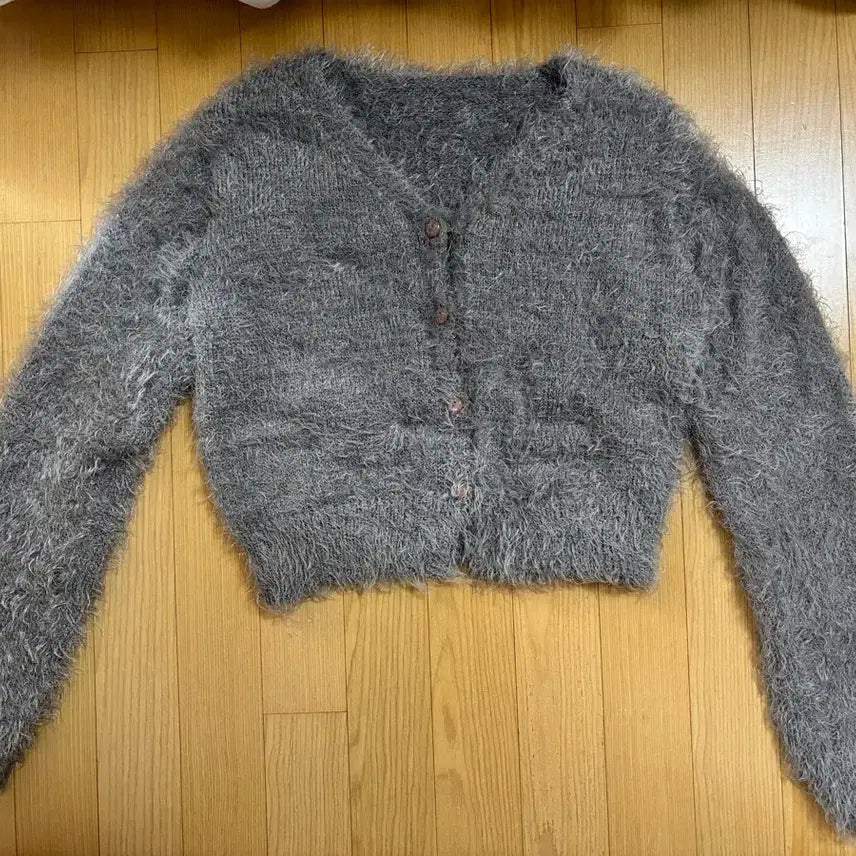 [BUNJANG] Angora Knit Cardigan / 앙고라 퍼니트 가디건