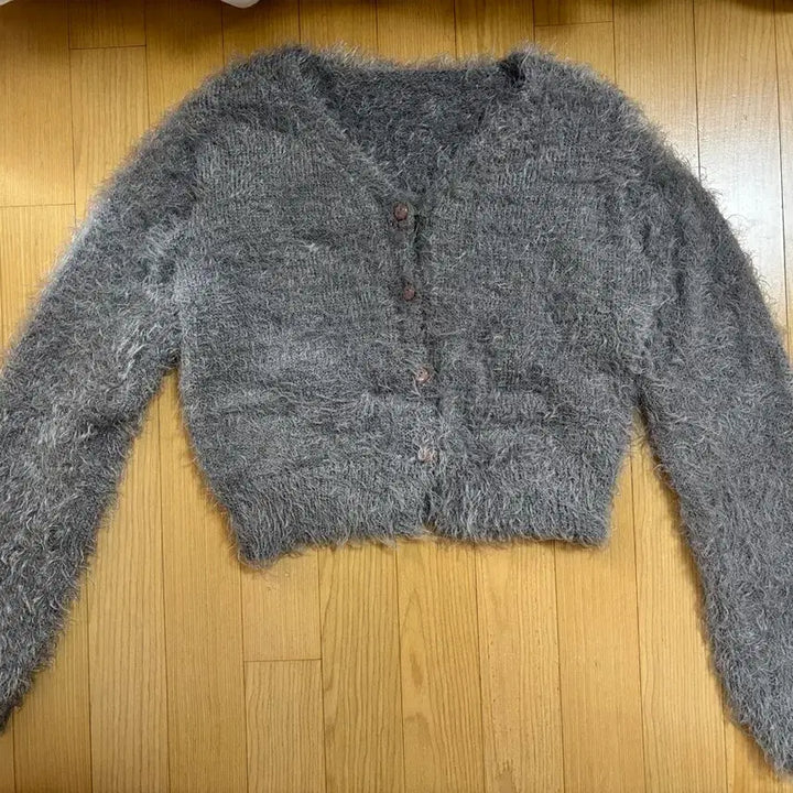 [BUNJANG] Angora Knit Cardigan / 앙고라 퍼니트 가디건