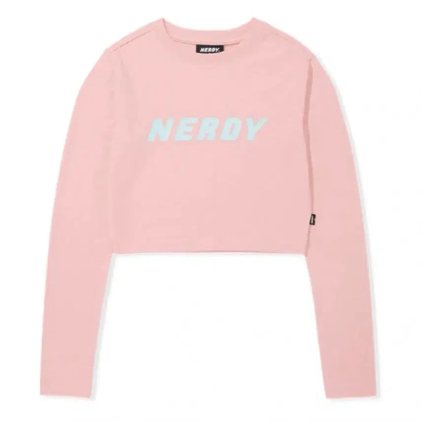 [BUNJANG] NERDY Crop Long Sleeve T-shirt / 널디 긴팔 크롭티 새상품
