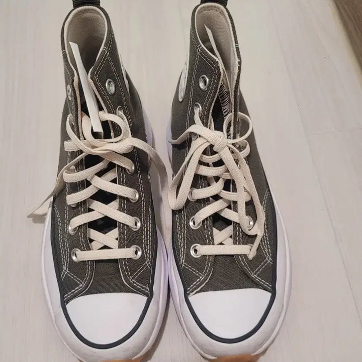 [BUNJANG] Converse Run Star Hike High Canvas Sneakers / 캔버스 런스타 하이크 하이 카키