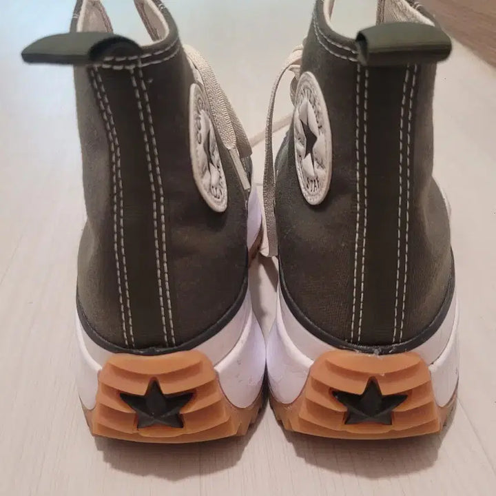 [BUNJANG] Converse Run Star Hike High Canvas Sneakers / 캔버스 런스타 하이크 하이 카키