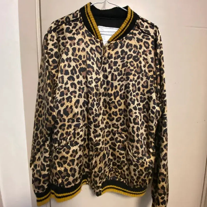 [BUNJANG] Blind Files Leopard Jacket Blouson / 블라인드파일즈 레오파드 자켓 블루종 1