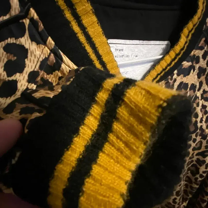 [BUNJANG] Blind Files Leopard Jacket Blouson / 블라인드파일즈 레오파드 자켓 블루종 1