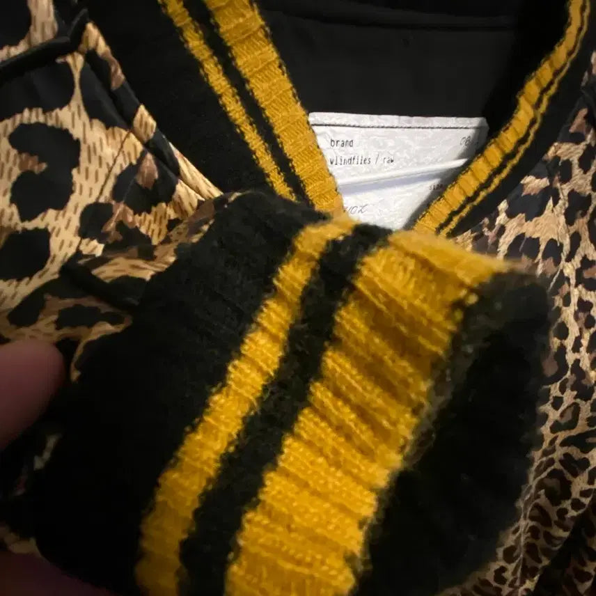 [BUNJANG] Blind Files Leopard Jacket Blouson / 블라인드파일즈 레오파드 자켓 블루종 1