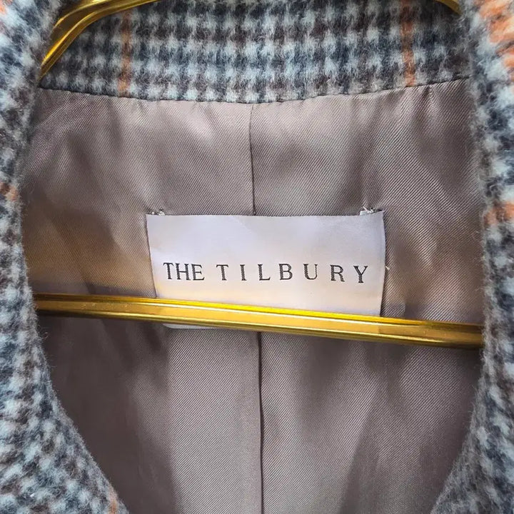 [BUNJANG] THE TILBURY Check Long Coat / THE TILBURY 체크 롱코트 85-88-155