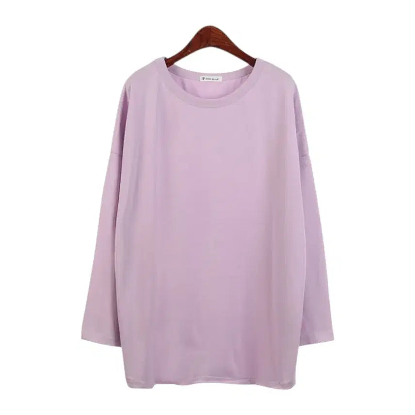[SOLD OUT] (빠른배송) 루즈 라운드 티 3color