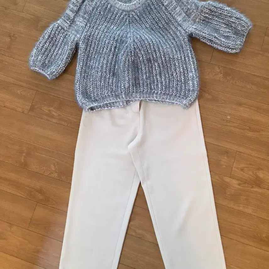 [BUNJANG] High Quality Mink Angora Knit Sweater / 고퀄라인   밍크앙고라 니트