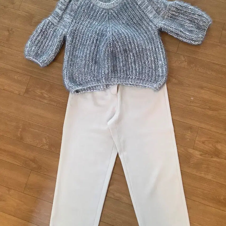 [BUNJANG] High Quality Mink Angora Knit Sweater / 고퀄라인   밍크앙고라 니트