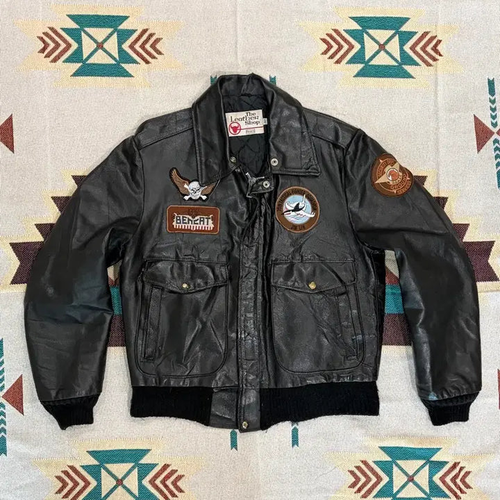 [BUNJANG] Sears A2 Leather Jacket / 70s Sears usa A2 leather / 씨어스 레더 자켓