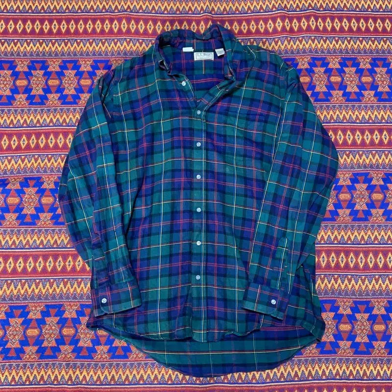 [BUNJANG] LLBean Checked Shirt - Big Size / [빅사이즈] 엘엘빈 체크 셔츠