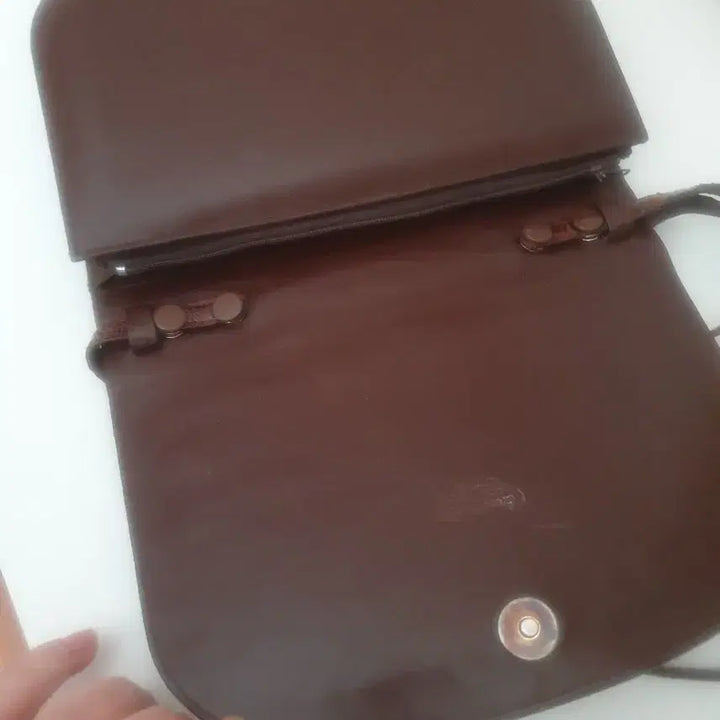 [BUNJANG] Crocodile Leather Shoulder/Cross Bag / 크로커다일 악어 가죽  숄더백/크로스백