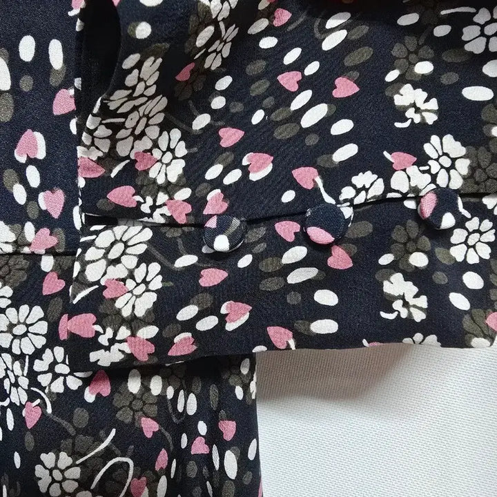 [BUNJANG] Jill Stuart Floral Lace Collar Midi Dress / 질스튜어트 플라워 패턴 레이스 카라 원피스