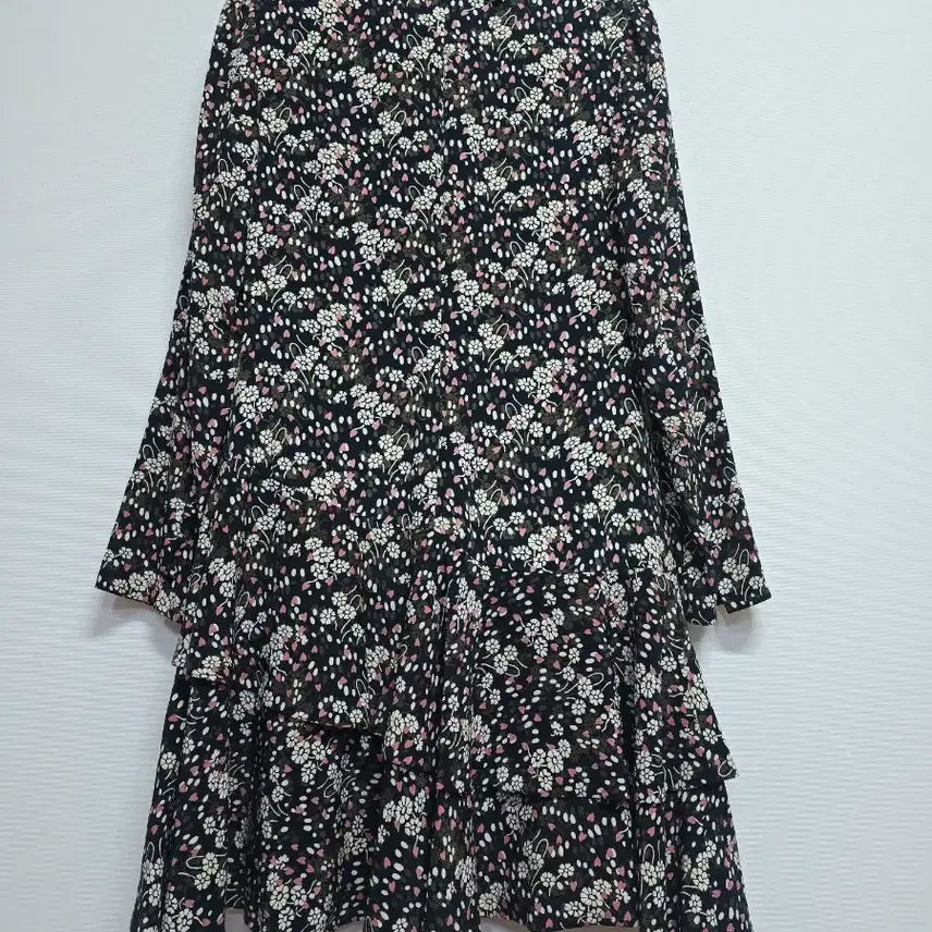 [BUNJANG] Jill Stuart Floral Lace Collar Midi Dress / 질스튜어트 플라워 패턴 레이스 카라 원피스