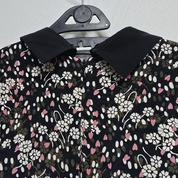 [BUNJANG] Jill Stuart Floral Lace Collar Midi Dress / 질스튜어트 플라워 패턴 레이스 카라 원피스
