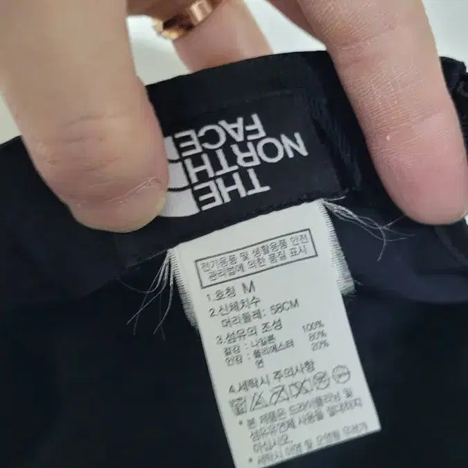 [SOLD OUT] [58]THENORTHFACE노스페이스 블랙 캠핑등산낚시 나일론볼캡 58