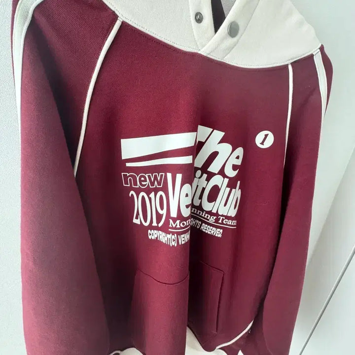 [BUNJANG] Benhit Park Jihoon Burgundy Hoodie / 박지훈 손민수 손민수템 벤힛 후드티 버건디