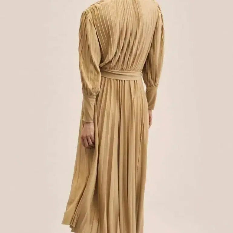 [BUNJANG] 망고 새상품 MANGO 벨트 플리츠 드레스 원피스 / 망고 새상품 MANGO 벨트 플리츠 드레스 원피스