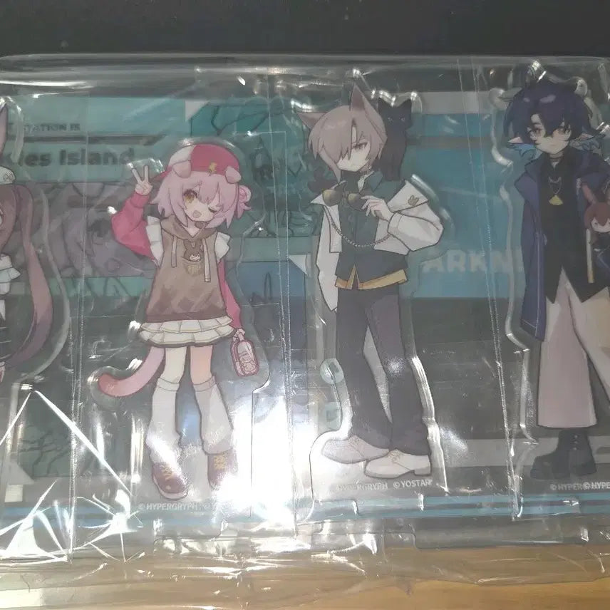 [BUNJANG] Arknights Winter Invitation Acrylic Stand / 명일방주 팝업스토어 겨울의 초대장 패키지 아크릴 스탠드