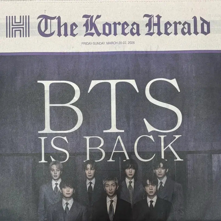 [BUNJANG] BTS Arirang Comeback Special Edition Newspaper 10-Piece Set / 무료배송)방탄 BTS 아리랑 컴백특집 특별판 신문 11종 세트