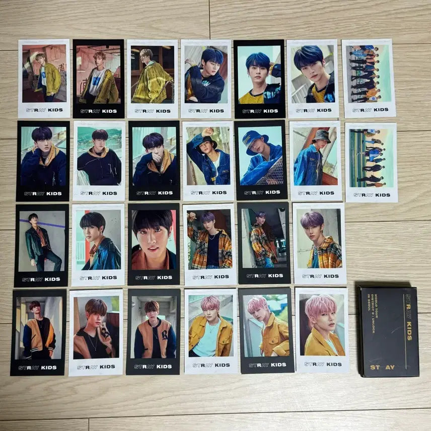 [BUNJANG] Stray Kids Unlock Concert Polaroid Photocard Bundle Set / 스트레이키즈 언락 콘서트 엠디 폴라로이드 폴라 포카 세트 일괄