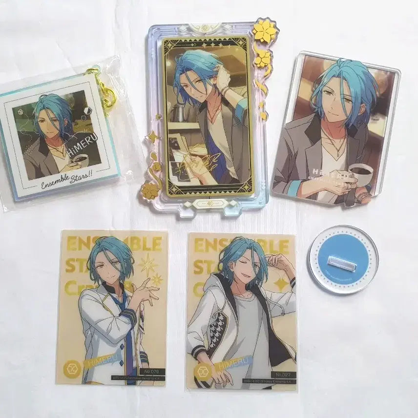 [BUNJANG] Ensemble Stars Himeru Bundle Set Acrylic Keyring, Photo Card / 앙스타 히메루 일괄 나나메 회전 아크릴 키링 파샤 클카 크레이지비