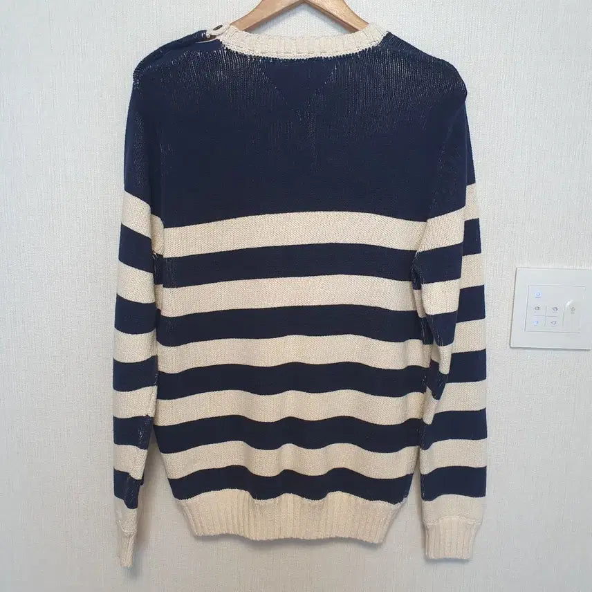 [BUNJANG] Tommy Hilfiger Striped Knit Long Sleeve T-shirt / 백화점완벽새상품)타미힐피거 스트라이프 니트 긴팔티 L